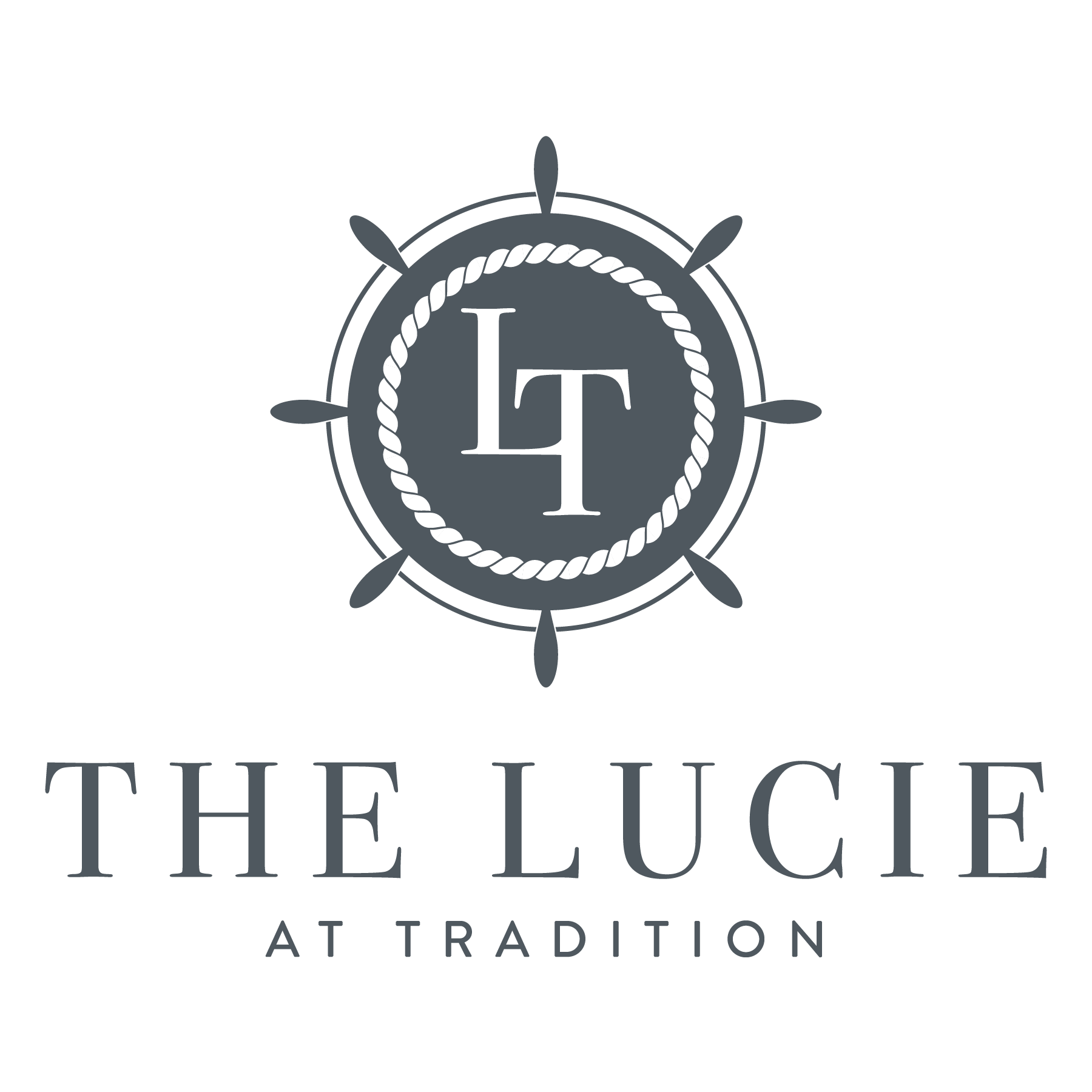 A logo with a rope and the letters at Lucie at Tradition Apartments, Port St. Lucie, FL, 34987